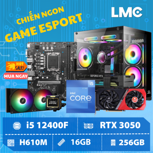 PC VULCAN SCYTHE III - Core i5 12400F / RTX 3050 6GB