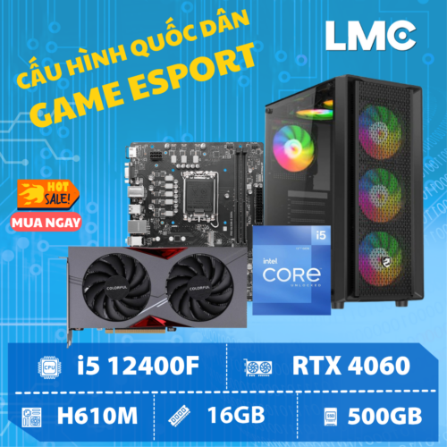 PC VULCAN SWORD - Core i5 12400F / RTX 4060 8GB