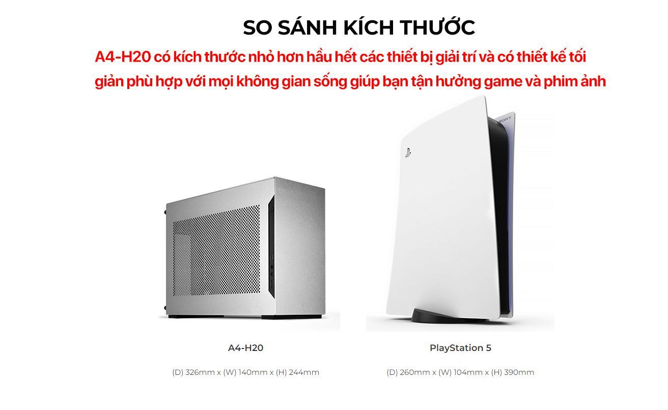 Vỏ Case LIAN-LI A4 H2O Black (Mini Tower/Màu Đen/Kèm sẵn PCIE 4.0)