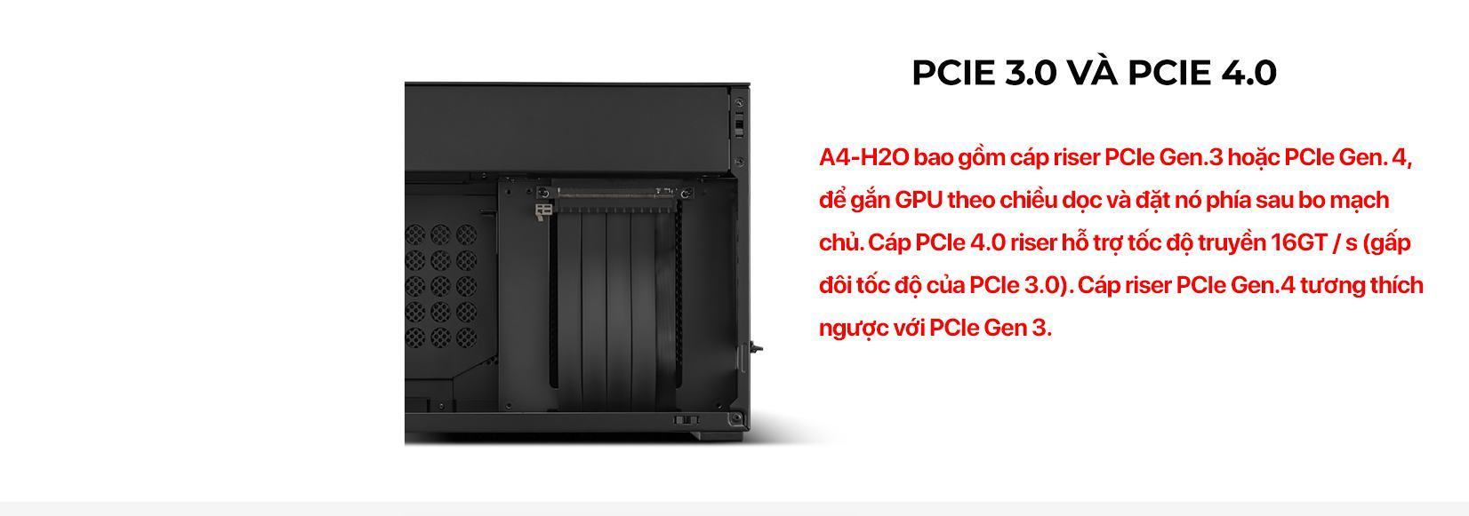 Vỏ Case LIAN-LI A4 H2O Black (Mini Tower/Màu Đen/Kèm sẵn PCIE 4.0)