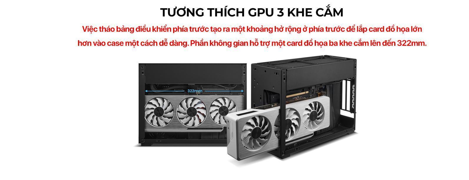 Vỏ Case LIAN-LI A4 H2O Black (Mini Tower/Màu Đen/Kèm sẵn PCIE 4.0)