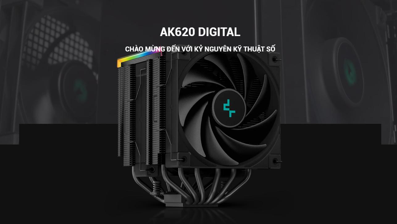 Tản nhiệt khí DEEPCOOL AK620 Digital