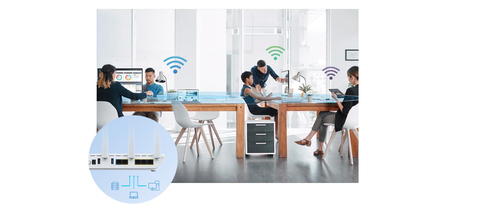 Router Asus Wifi 6 ExpertWiFi EBA63 2 PACK (AX7800/AiMESH) 3