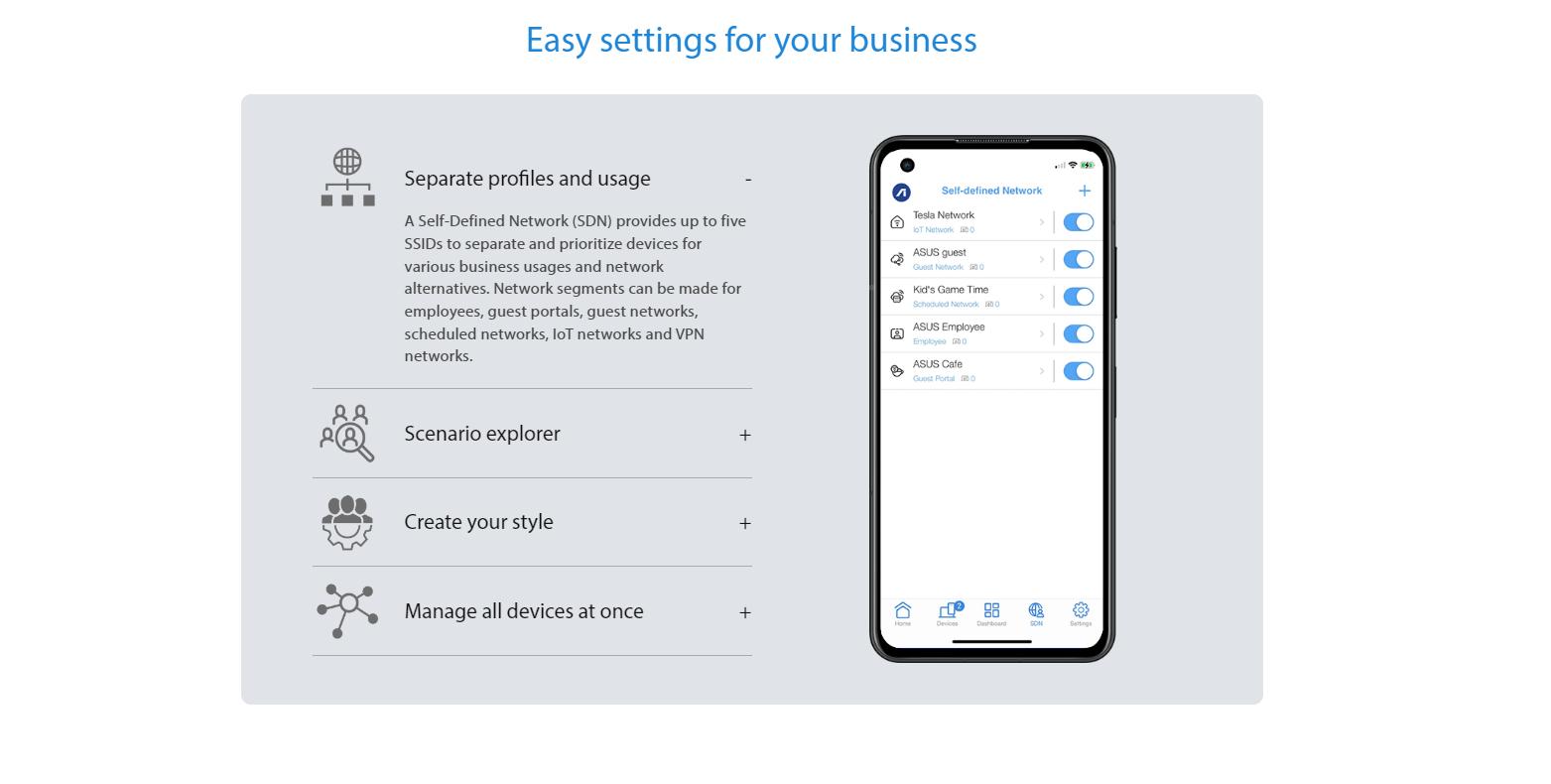 Router Asus Wifi 6 ExpertWiFi EBA63 1 PACK (AX7800/AiMESH) 4