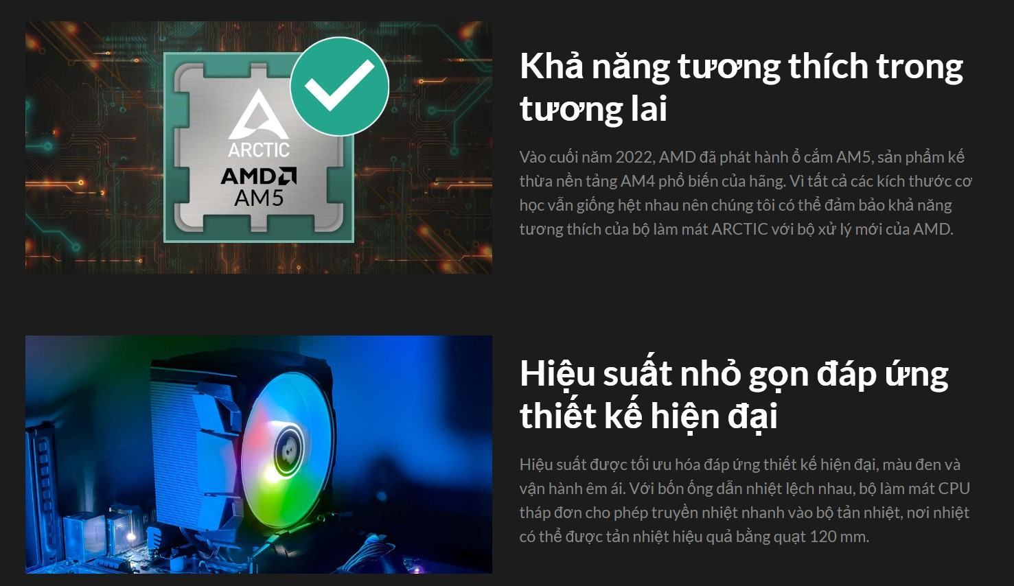 Tản nhiệt khí Arctic Freezer A35 ARGB