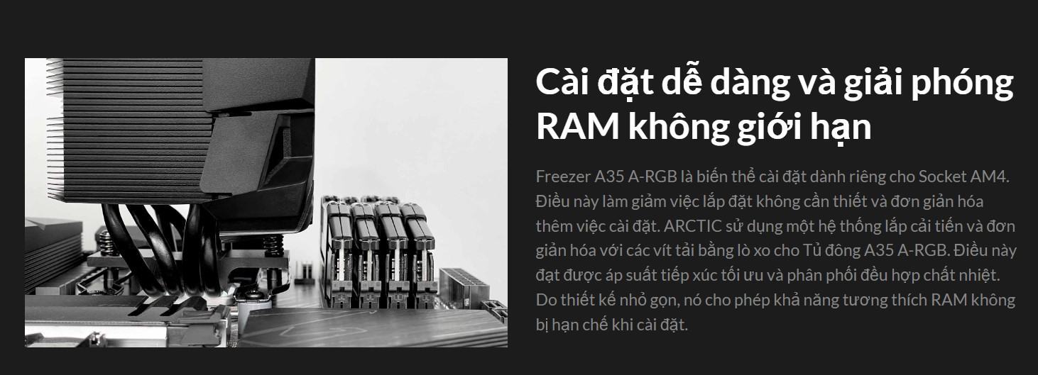 Tản nhiệt khí Arctic Freezer A35 ARGB