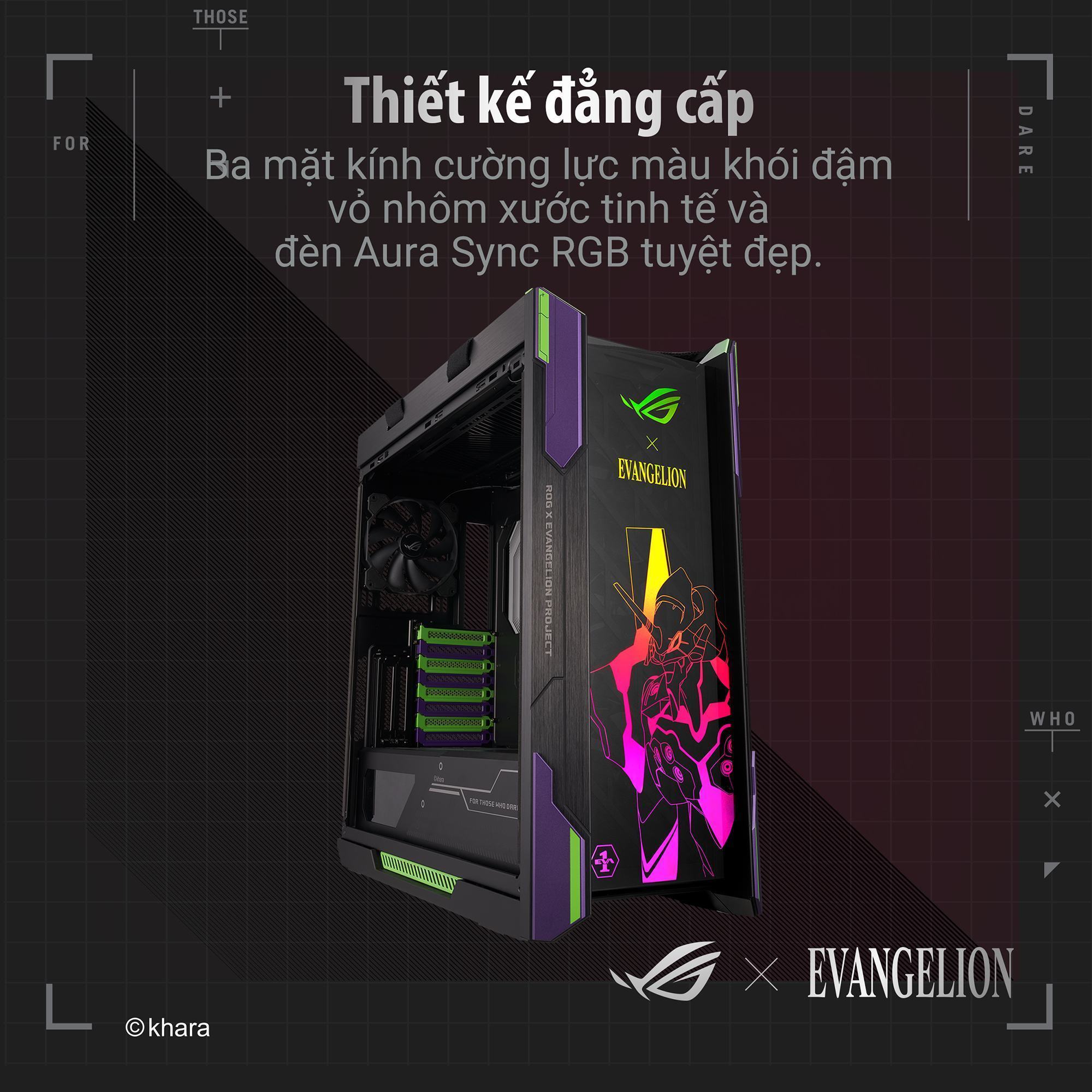 Vỏ Case Asus GX601 ROG STRIX HELIOS EVA EDITION