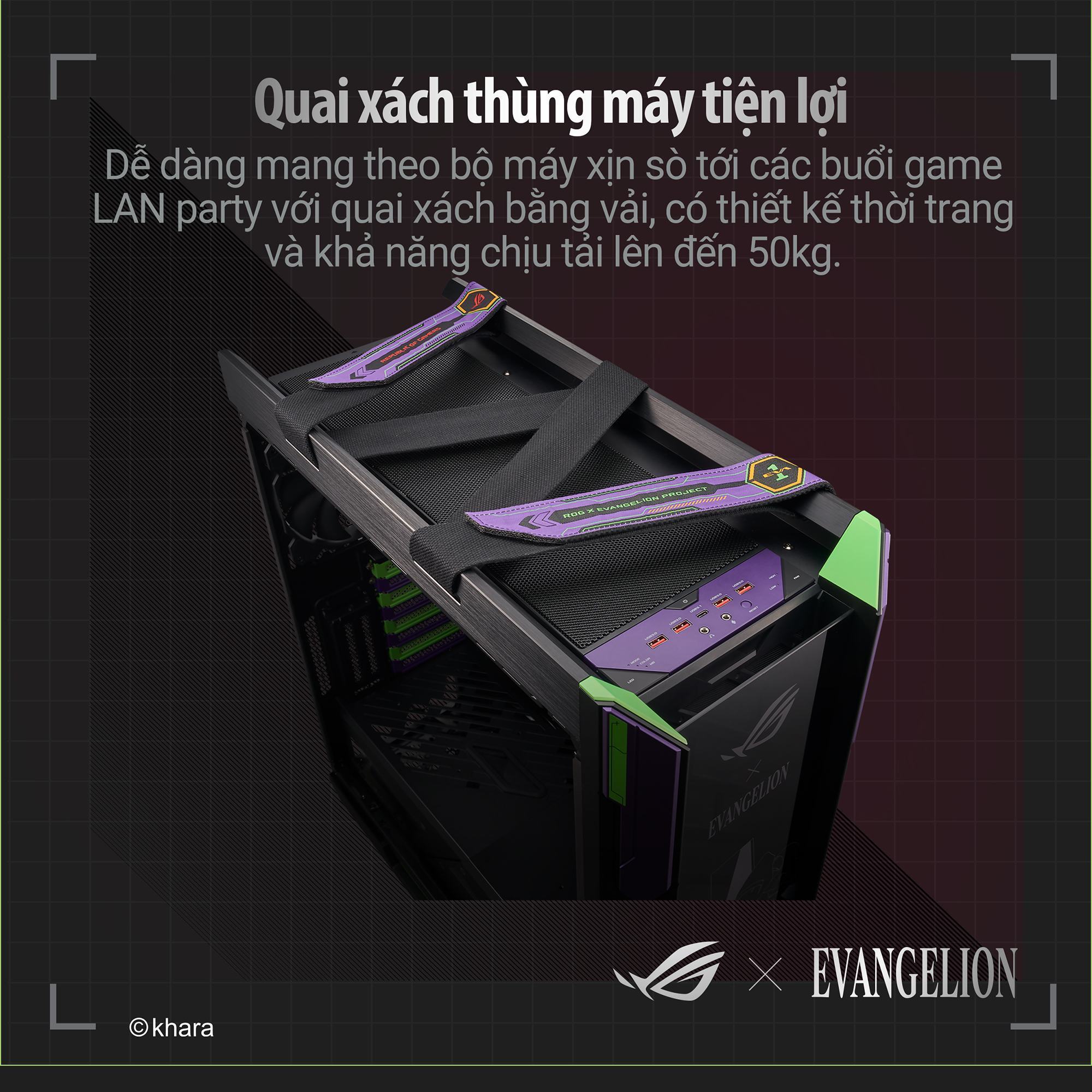Vỏ Case Asus GX601 ROG STRIX HELIOS EVA EDITION