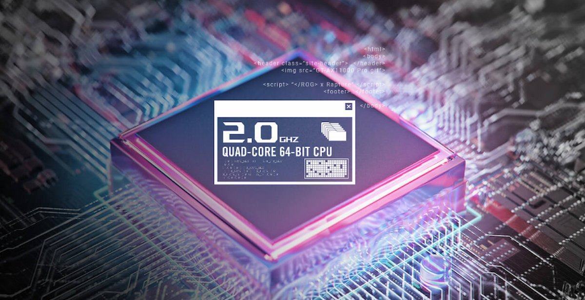 2.0GHzクアッドコア64ビットCPU