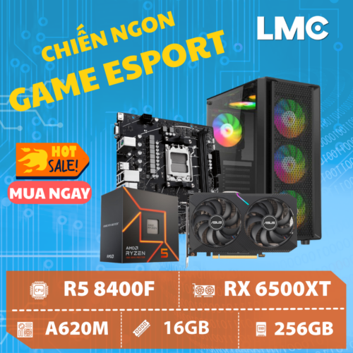 PC ATLAS BULLET - Ryzen 5 8400F / RX 6500 XT 4GB