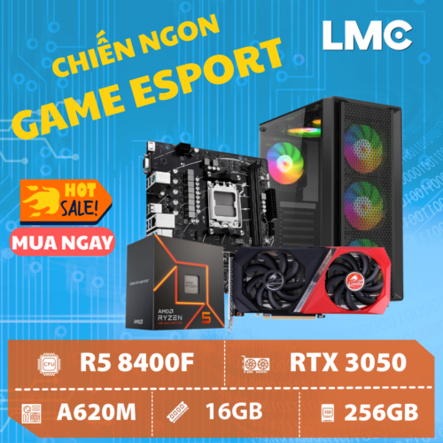 PC ATLAS SCYTHE - Ryzen 5 8400F / RTX 3050 6GB