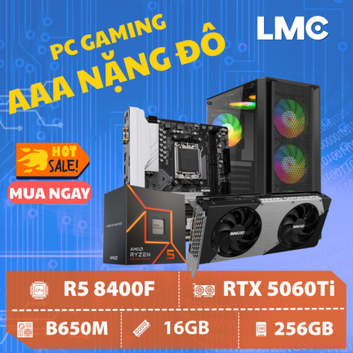 PC ATLAS SPEAR 8 - Ryzen 5 8400F / RTX 5060 Ti 8GB