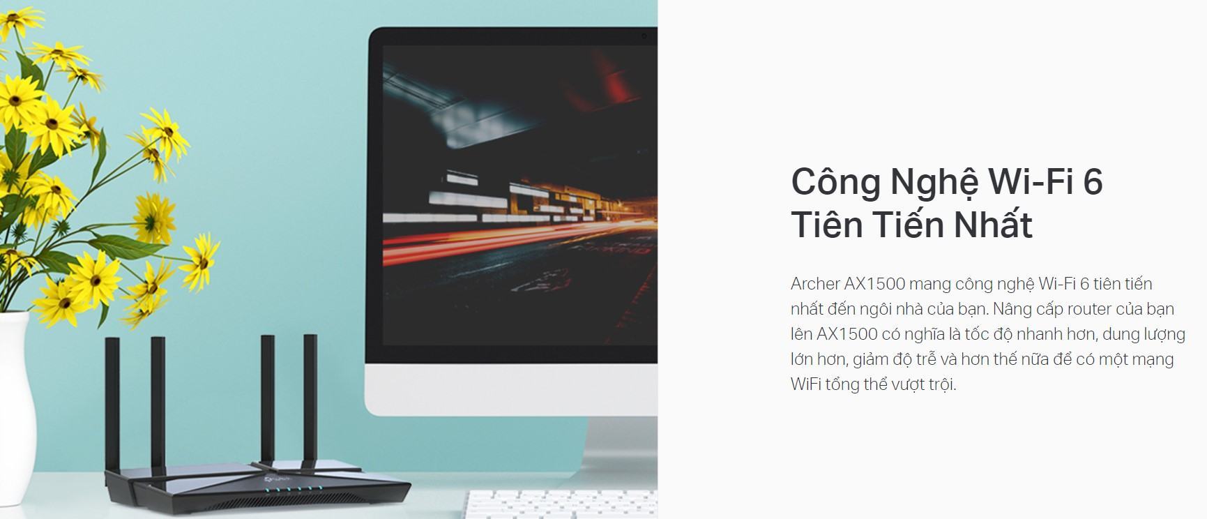 Bộ phát wifi 6 TP-Link Archer AX12 Wireless AX1500