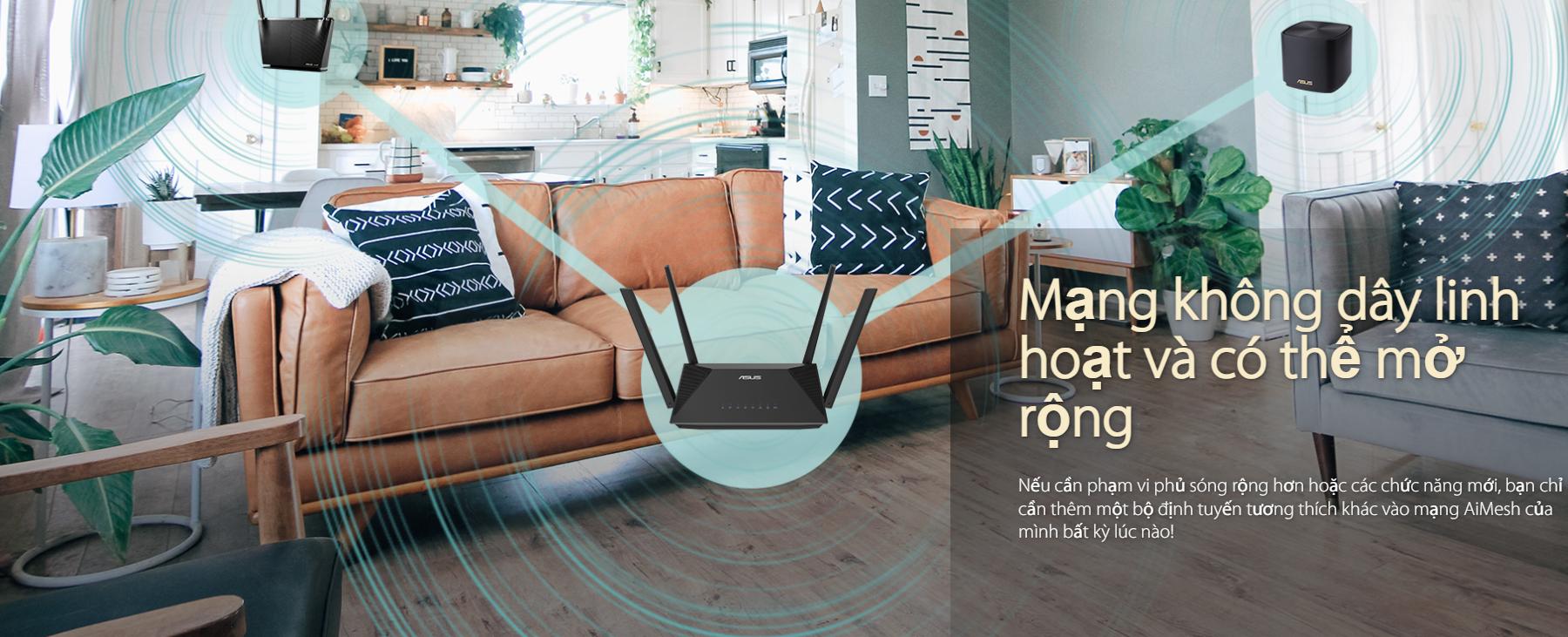 Bộ phát wifi Asus RT-AX52 