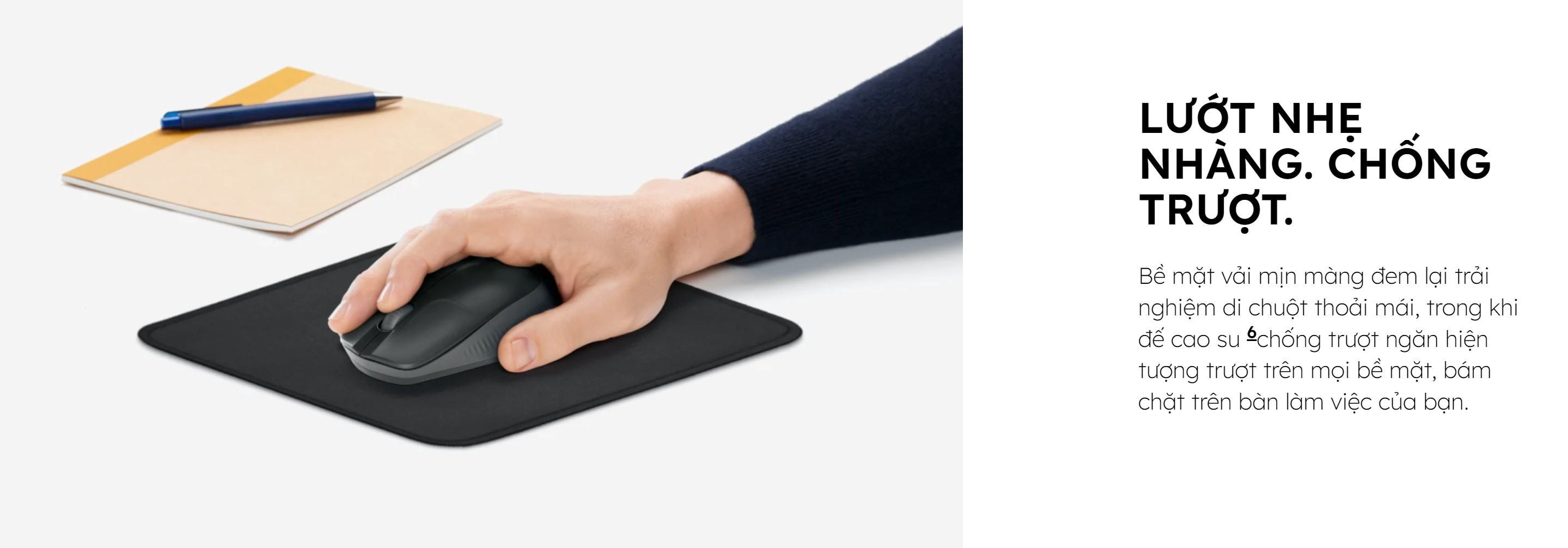 Bàn di chuột Logitech studio series - Xám (956-000034)