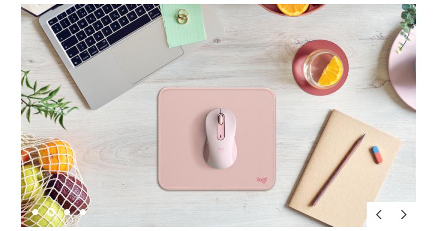 Bàn di chuột LOGITECH STUDIO SERIES HỒNG (200 x 230 x 2mm) _ 956-000033