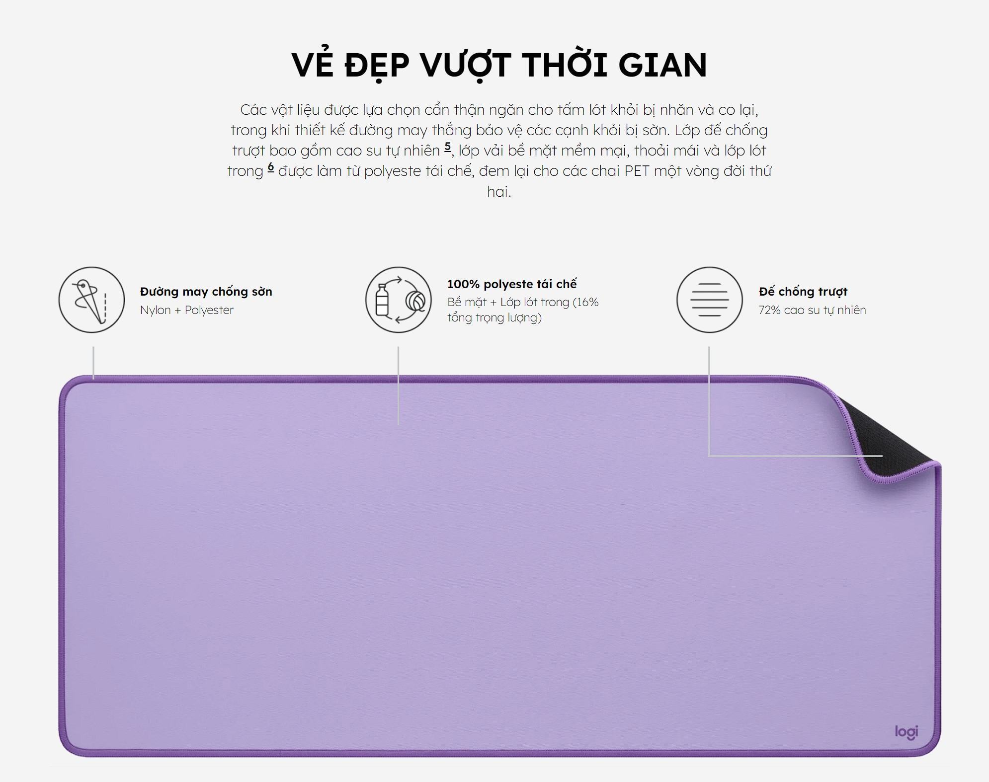 Bàn di chuột LOGTECH DESK MAT STUDIO SERIES