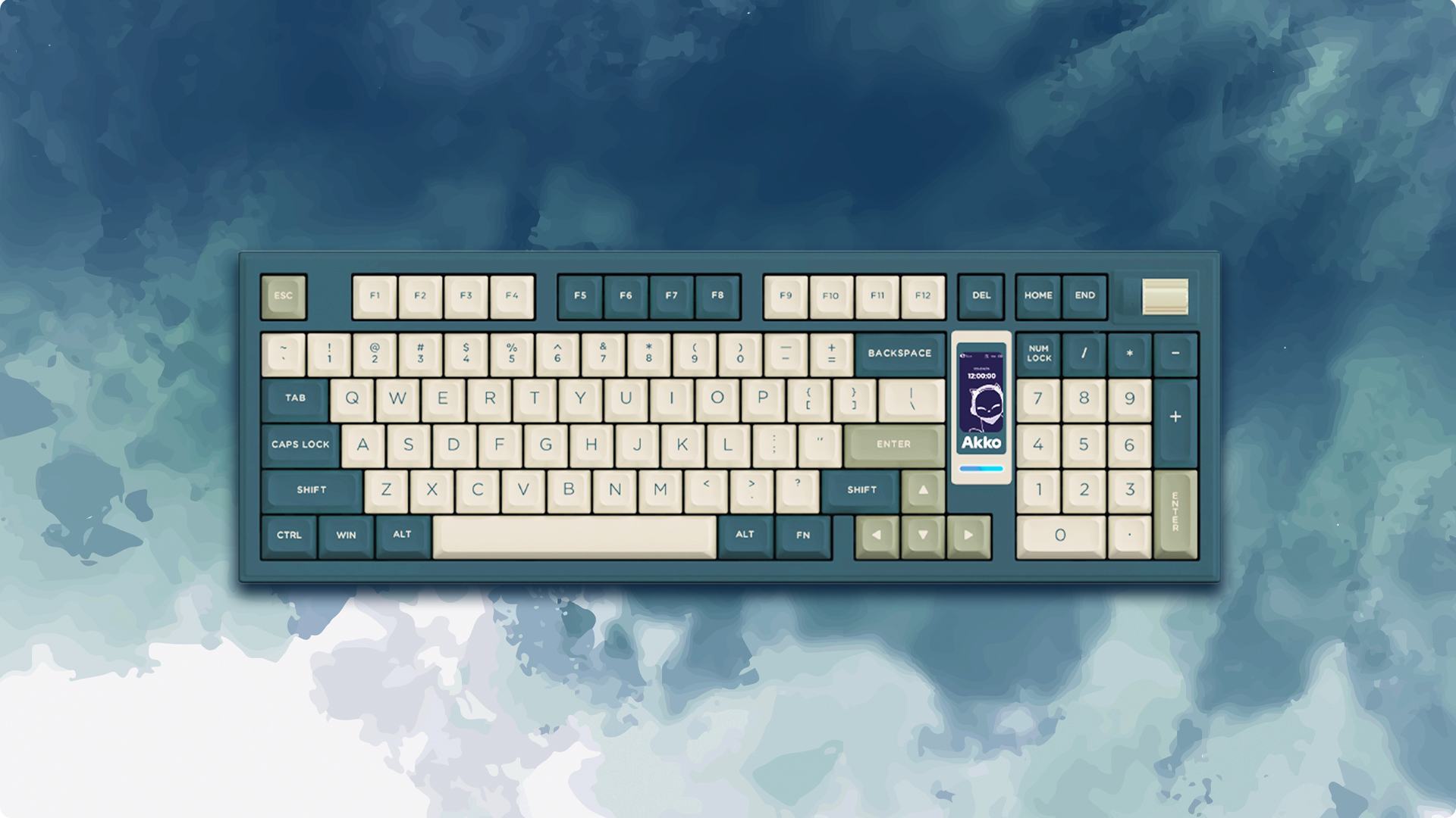 Bàn phím AKKO 5098B Ink Green 1