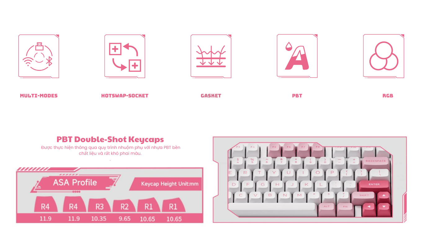 Bàn phím AKKO 5098B Prunus Lannesiana 2