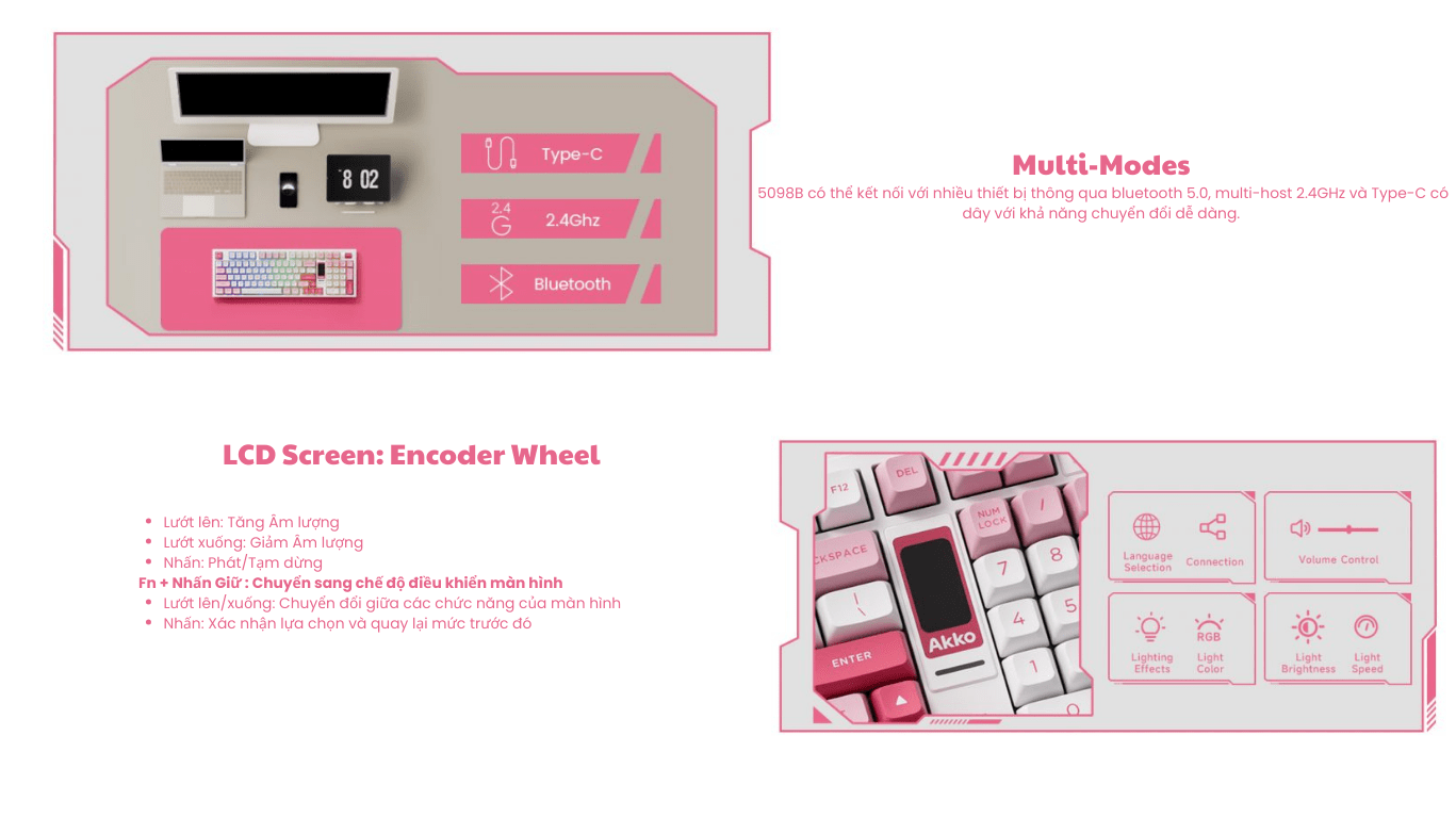 Bàn phím AKKO 5098B Prunus Lannesiana 4