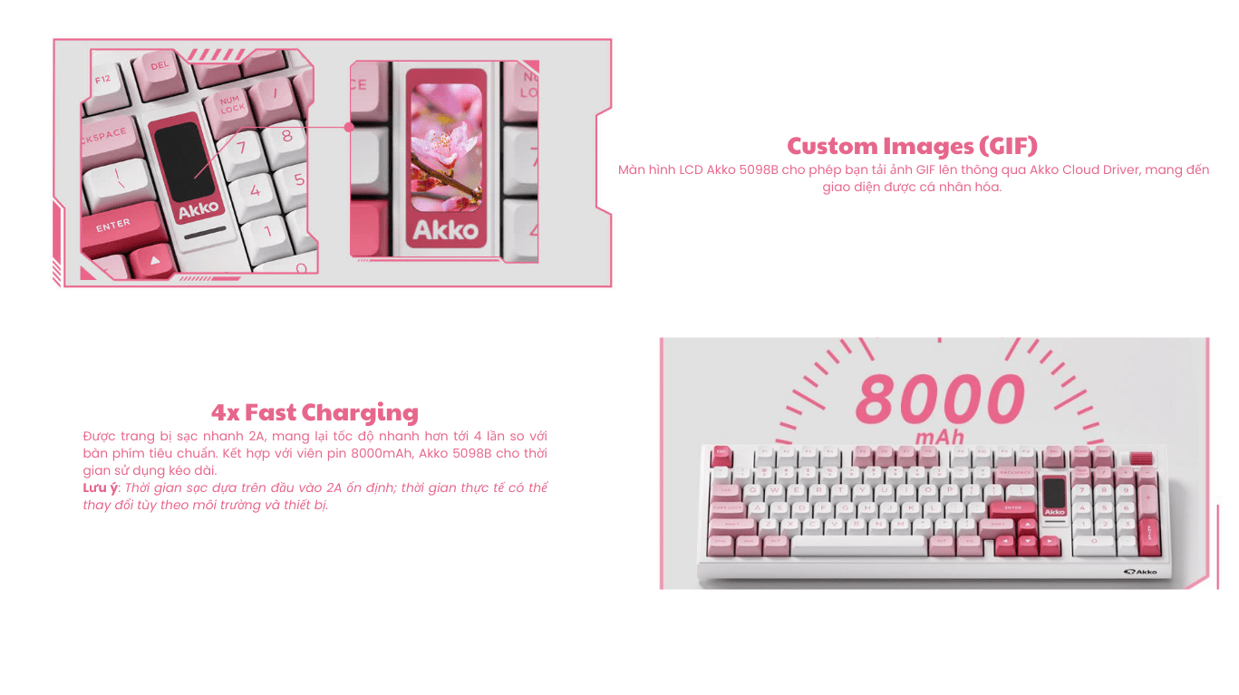 Bàn phím AKKO 5098B Prunus Lannesiana 3