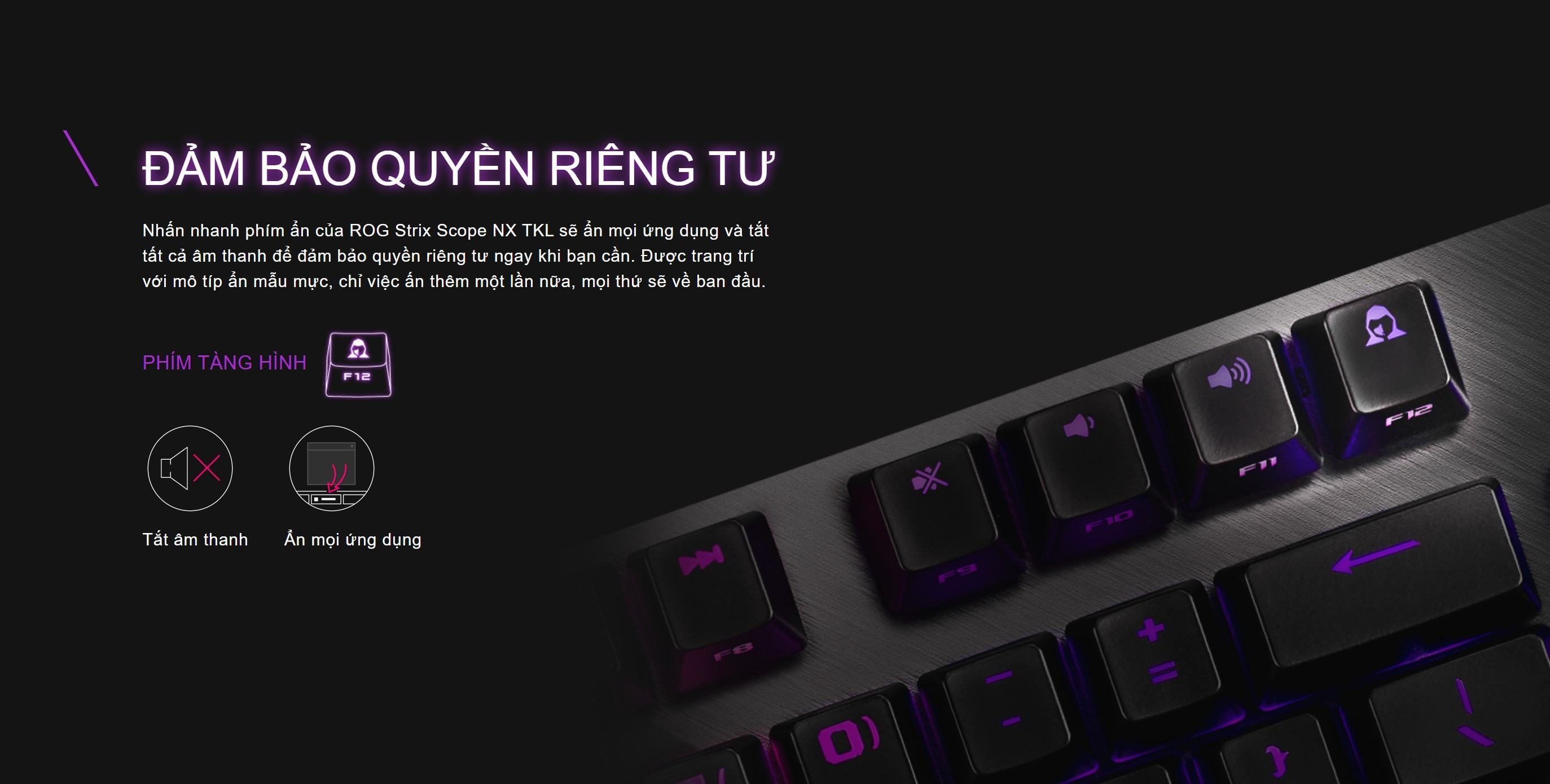 Bàn phím Asus ROG Strix Scope NX TKL