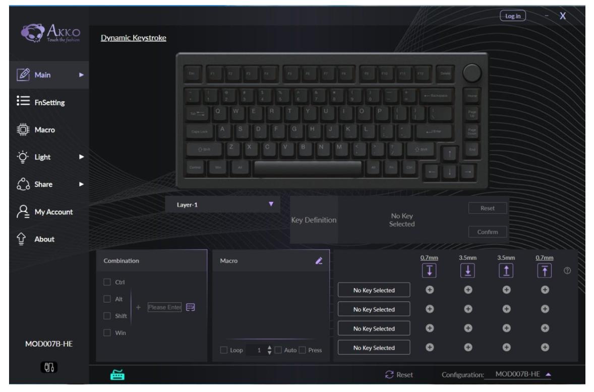 Bàn phím cơ AKKO MOD 007B HE PC Joy of Life (Hotswap,RGB / USB Type C 8K Hz/ Magnetic Switch / Rapid Trigger) 4