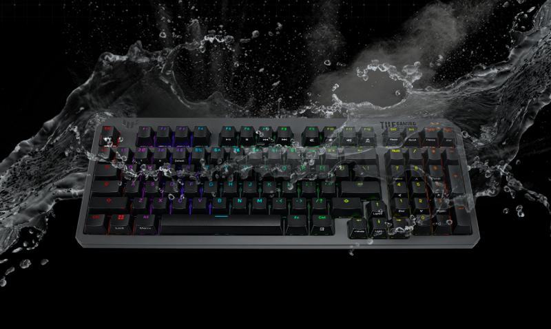 Bàn phím cơ Asus TUF K3 Gen II Black (USB/Optical Red Switch/ABS/RGB)  3