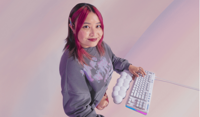 Bàn phím cơ có dây Logitech G713 RGB TKL Off White Tactile (920-010427) 5