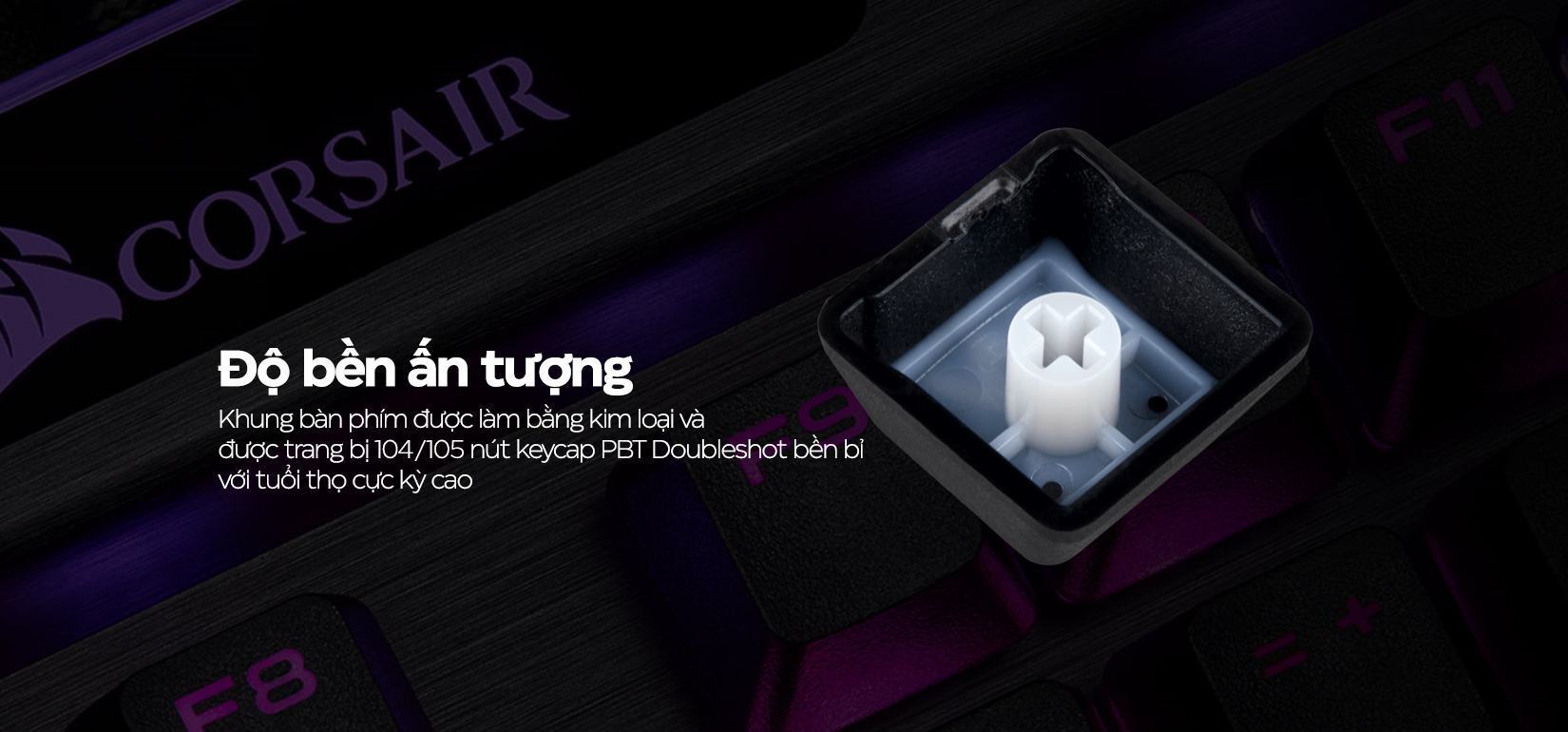 Bàn phím cơ Corsair K95 Platinum XT RGB Cherry Blue switch (CH-9127411-NA)