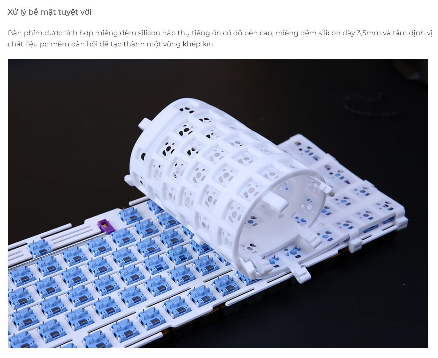 Bàn phím cơ Dareu A98 PRO Tri Mode Timeless (Dareu Dream Switch, Type C + Bluetooth 5.1 + 2.4G)