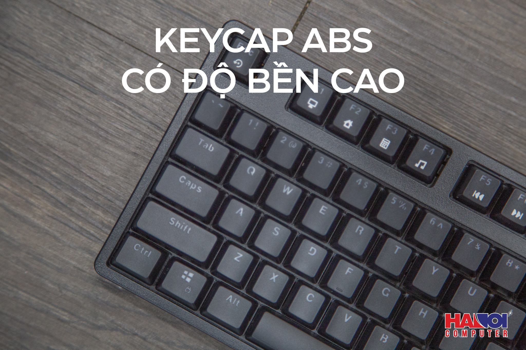 Bàn phím cơ Edra EK387L màu đen