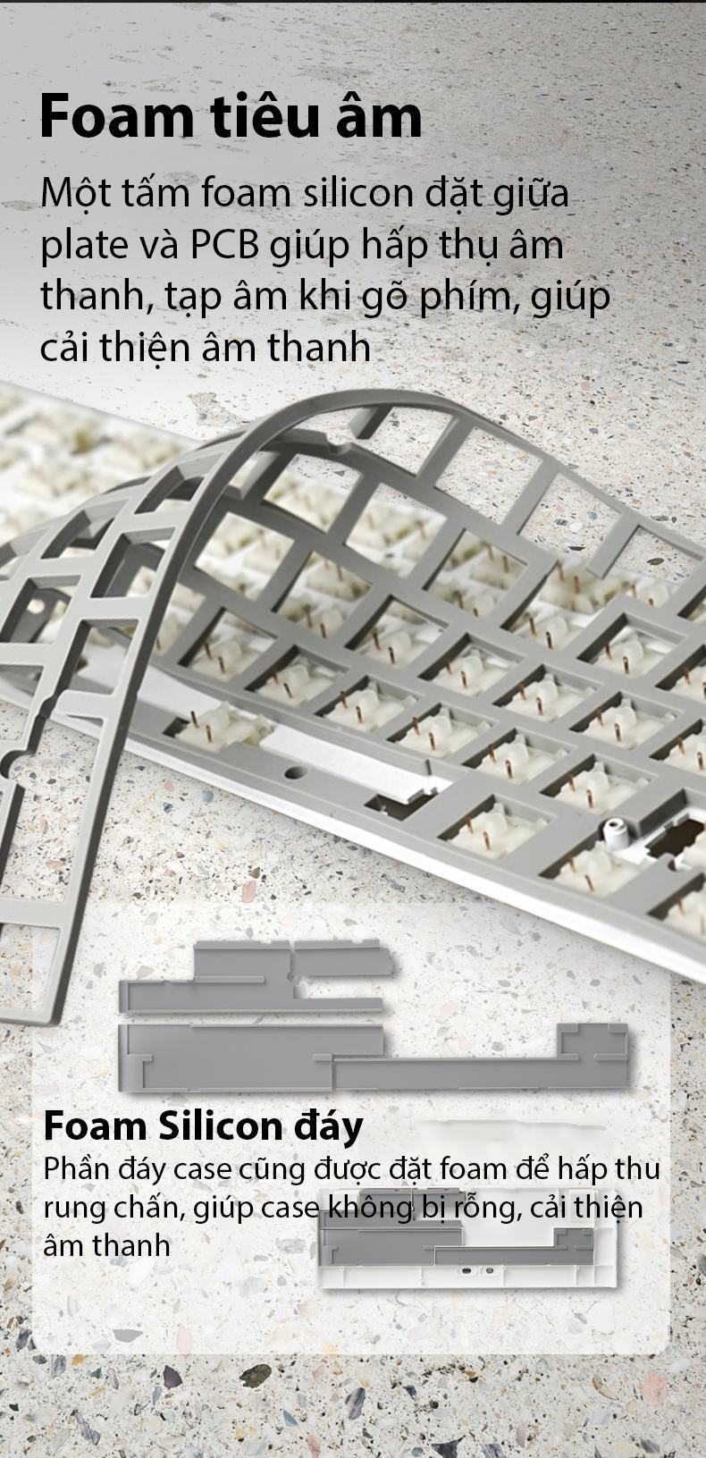 Bàn phím Cơ FL-Esports FL680SAM Banana White and Yellow 7