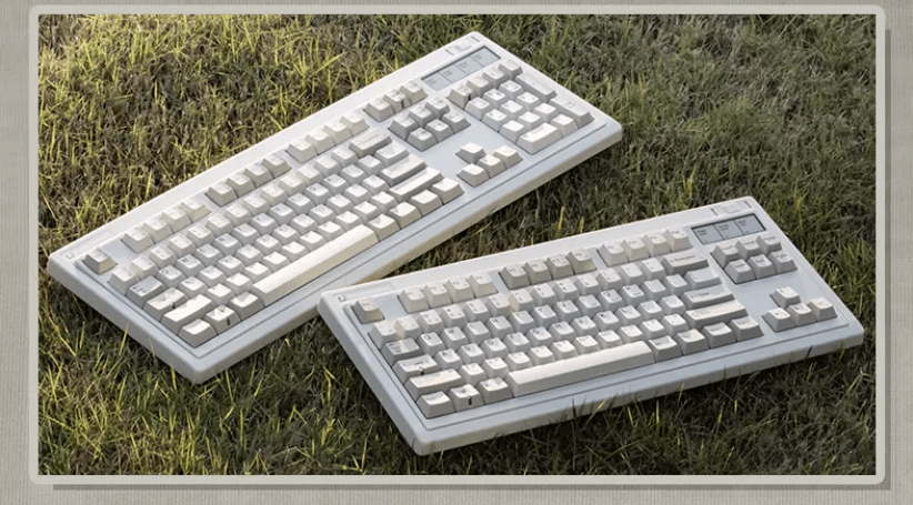 Bàn phím cơ FL-Esports OG87 Retro Grey 3 mode Kailh Coolmint V2 switch Led RGB 6