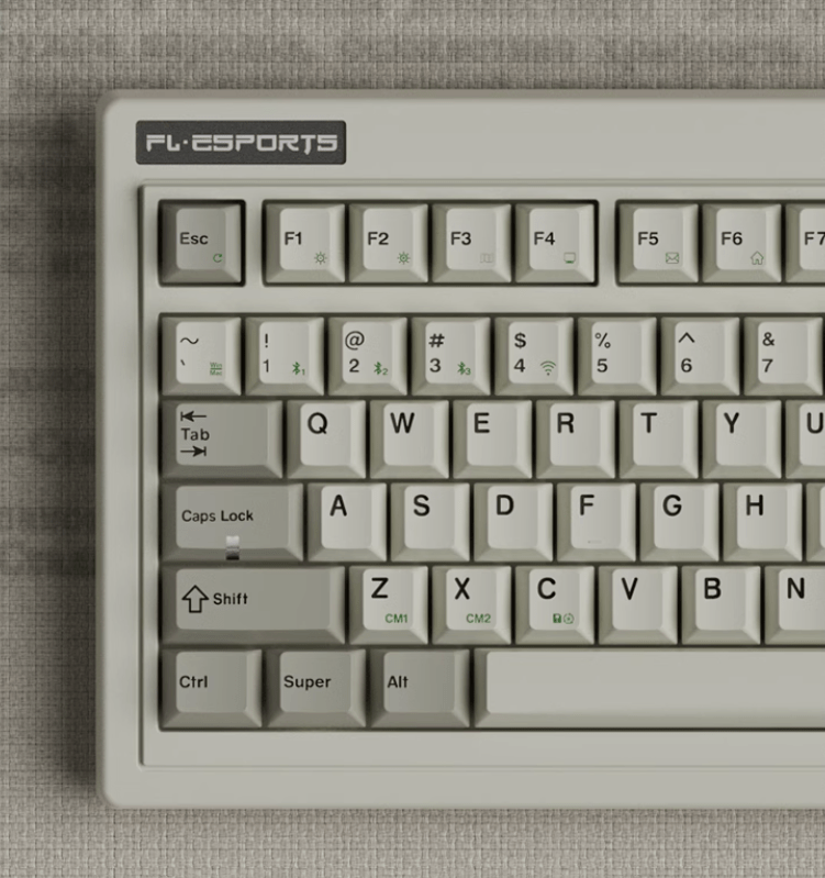 Bàn phím cơ FL-Esports OG98 Classic White 3 mode Kailh Coolmint V2 switch Led RGB 3