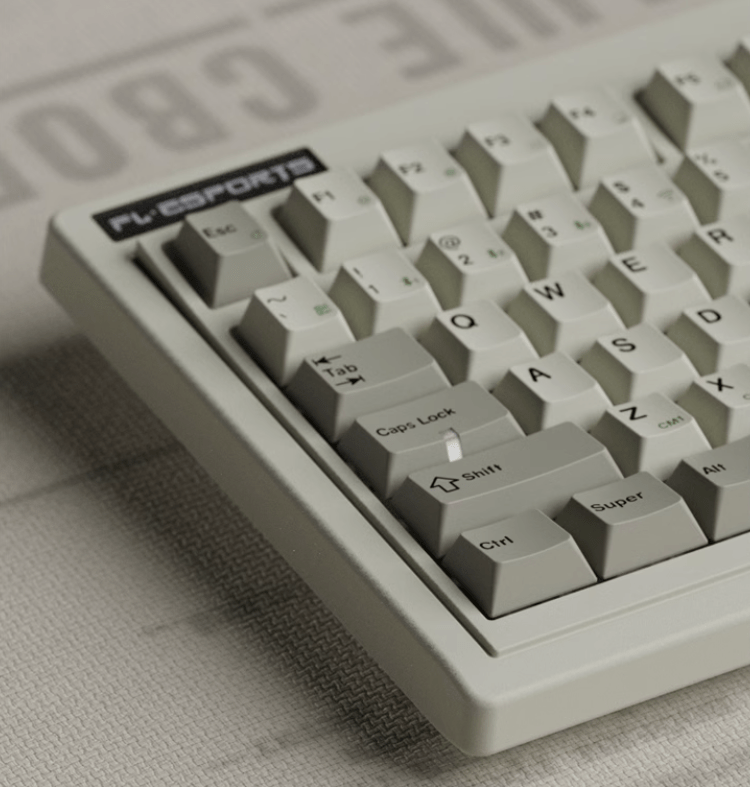 Bàn phím cơ FL-Esports OG98 Classic White 3 mode Kailh Coolmint V2 switch Led RGB 2