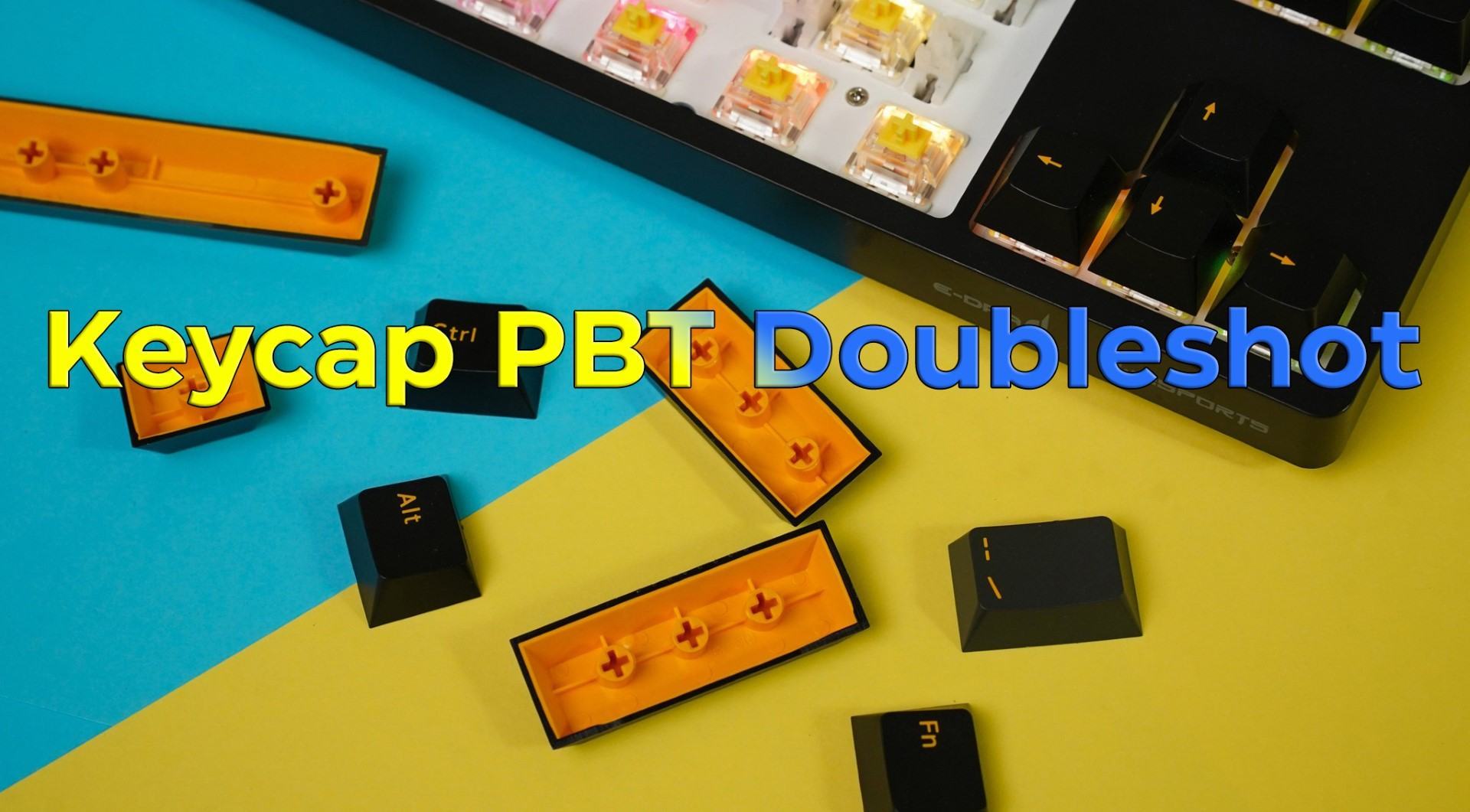 Bàn phím cơ game Edra EK387FL RGB Polar night