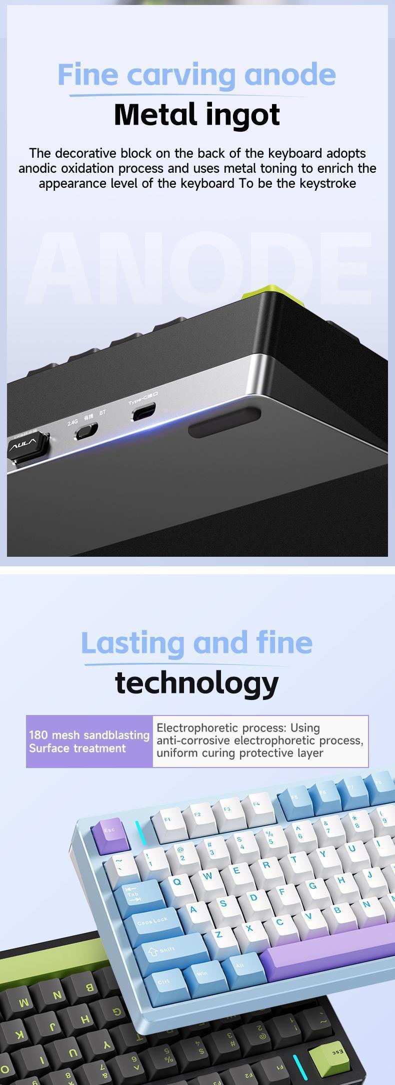 Bàn phím cơ gaming AULA M75 3