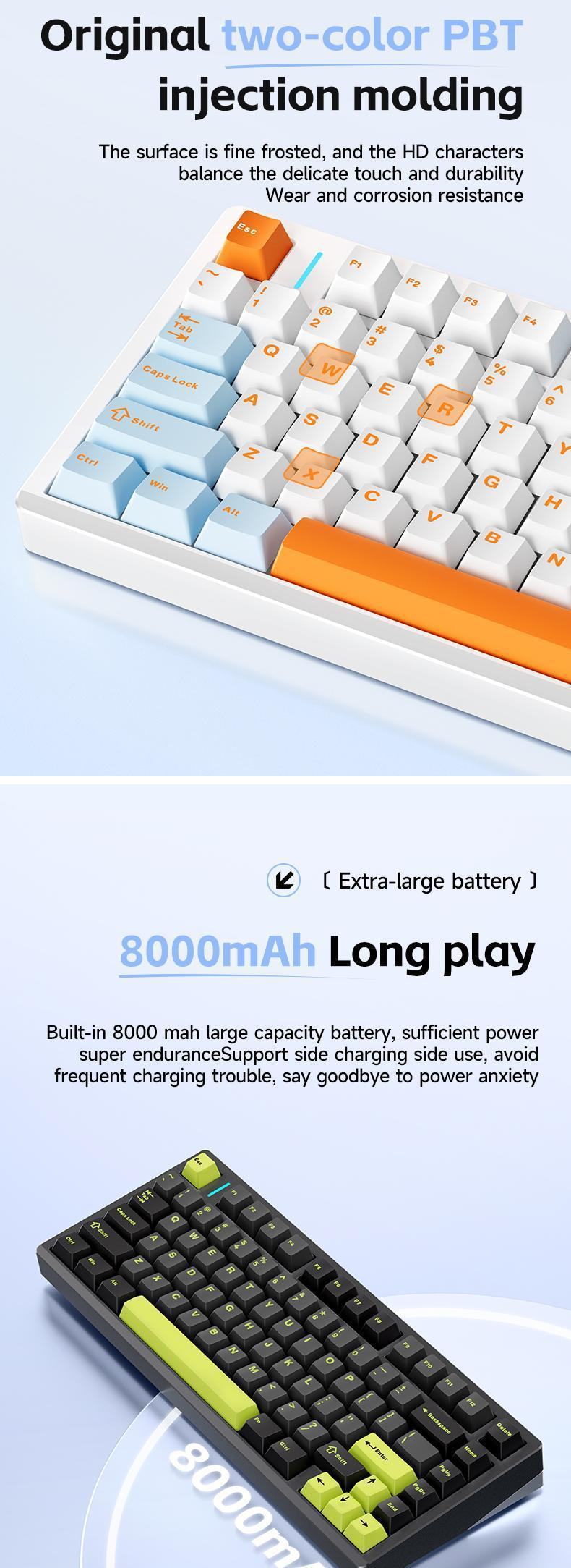 Bàn phím cơ gaming AULA M75 8