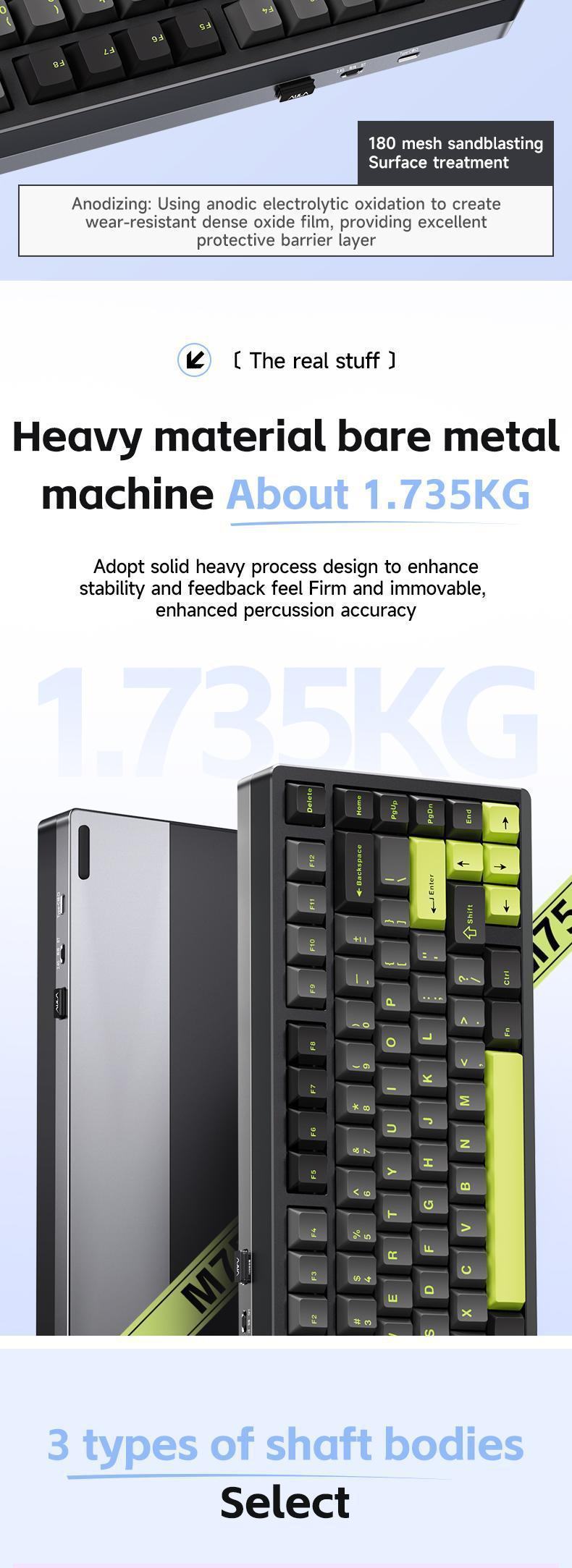 Bàn phím cơ gaming AULA M75 4