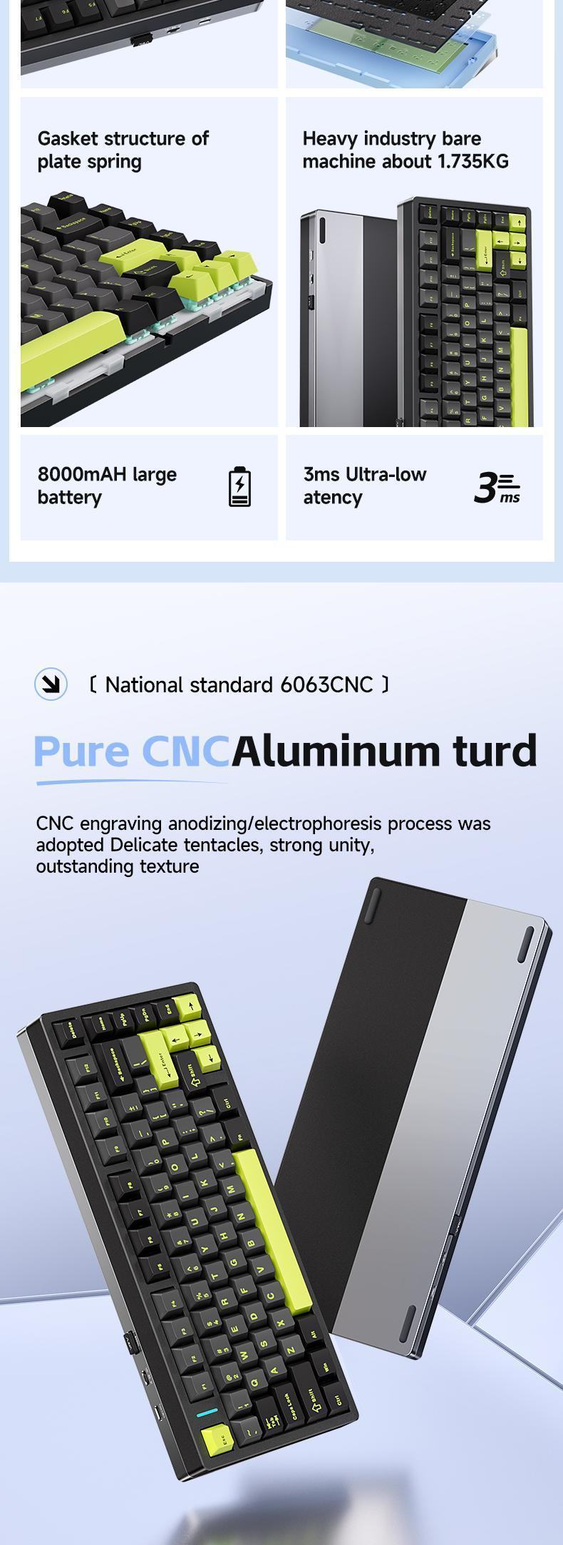 Bàn phím cơ gaming AULA M75 2