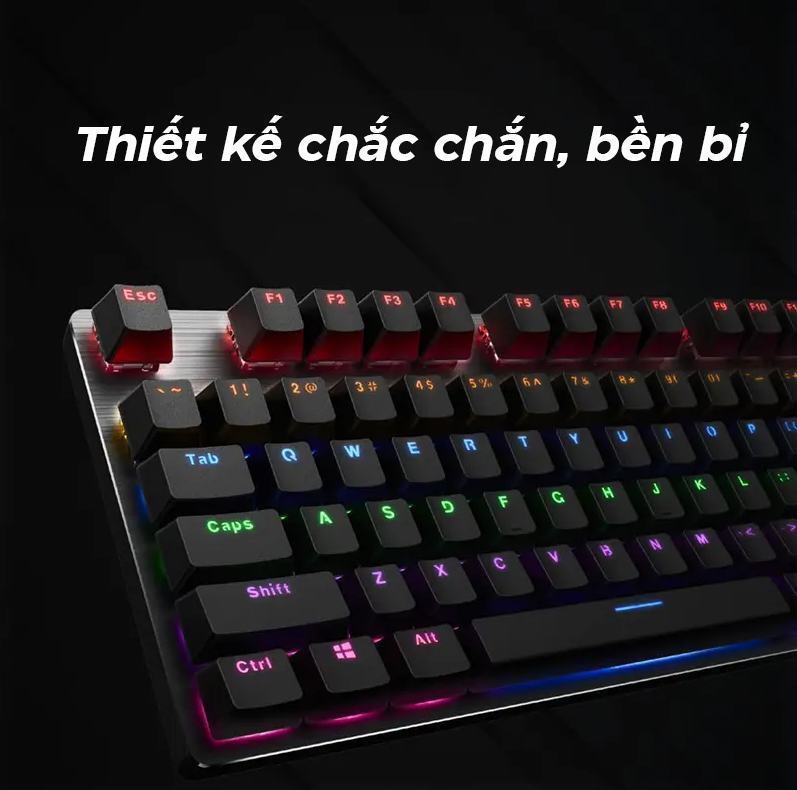 Bàn phím cơ gaming có dây Rapoo V500 Pro Black  4