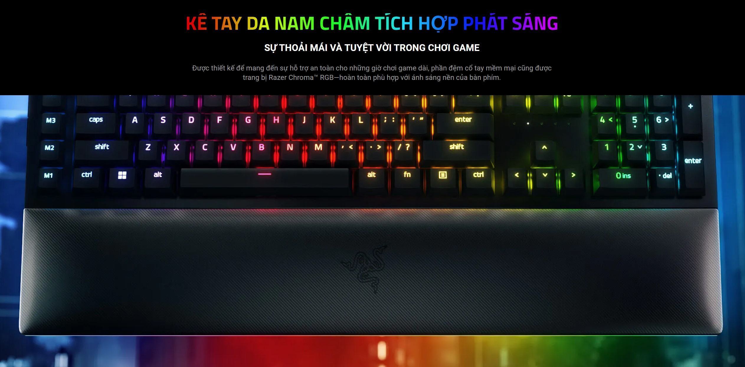 Bàn phím cơ gaming có dây Razer BlackWidow V4 Pro