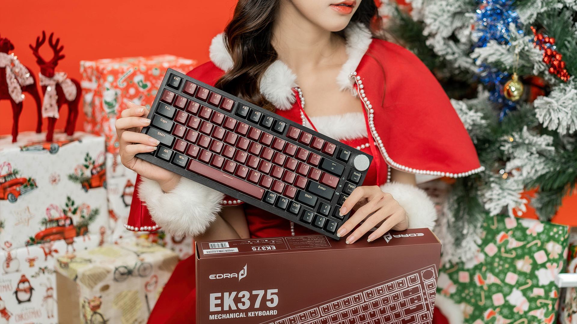 Bàn Phím Cơ Gaming Edra EK375 Alpha Blue Switch 1