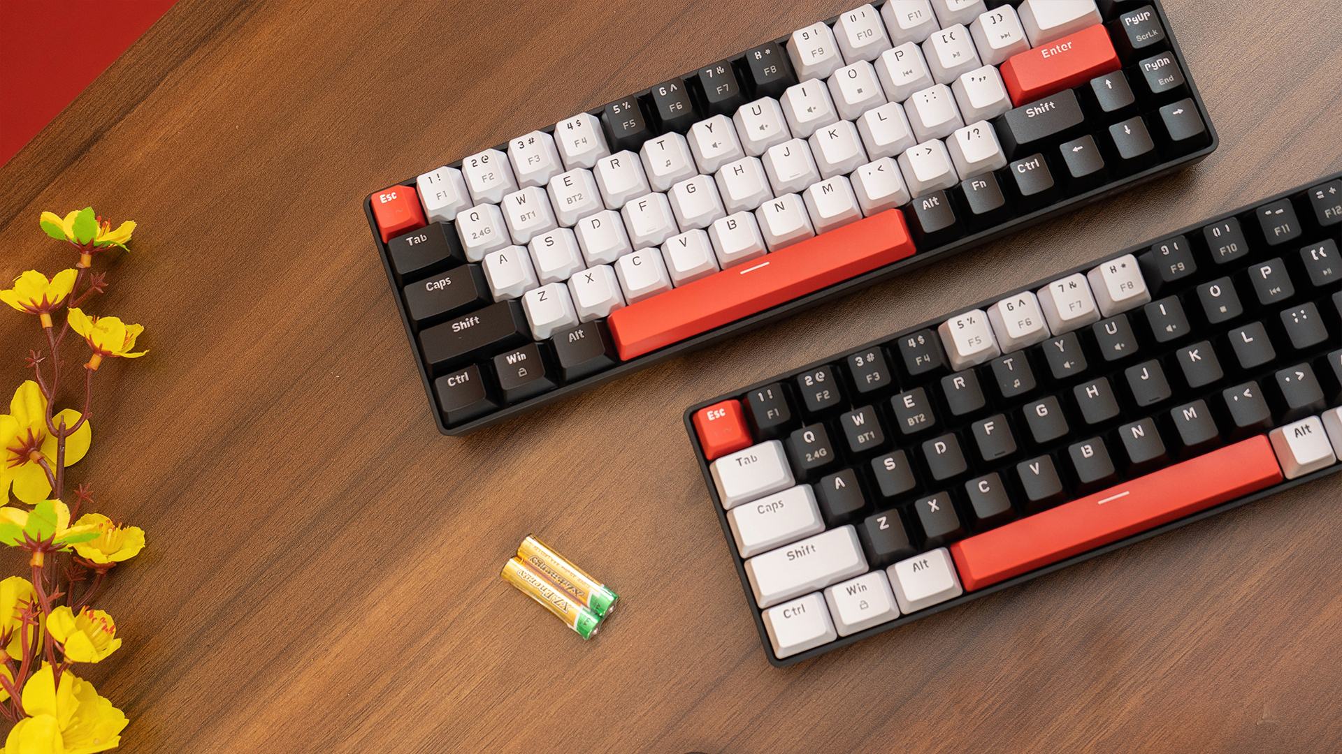 ban-phim-co-khong-day-edra-ek368l-black-white2 Bàn phím cơ không dây EDRA EK368L Black White 1