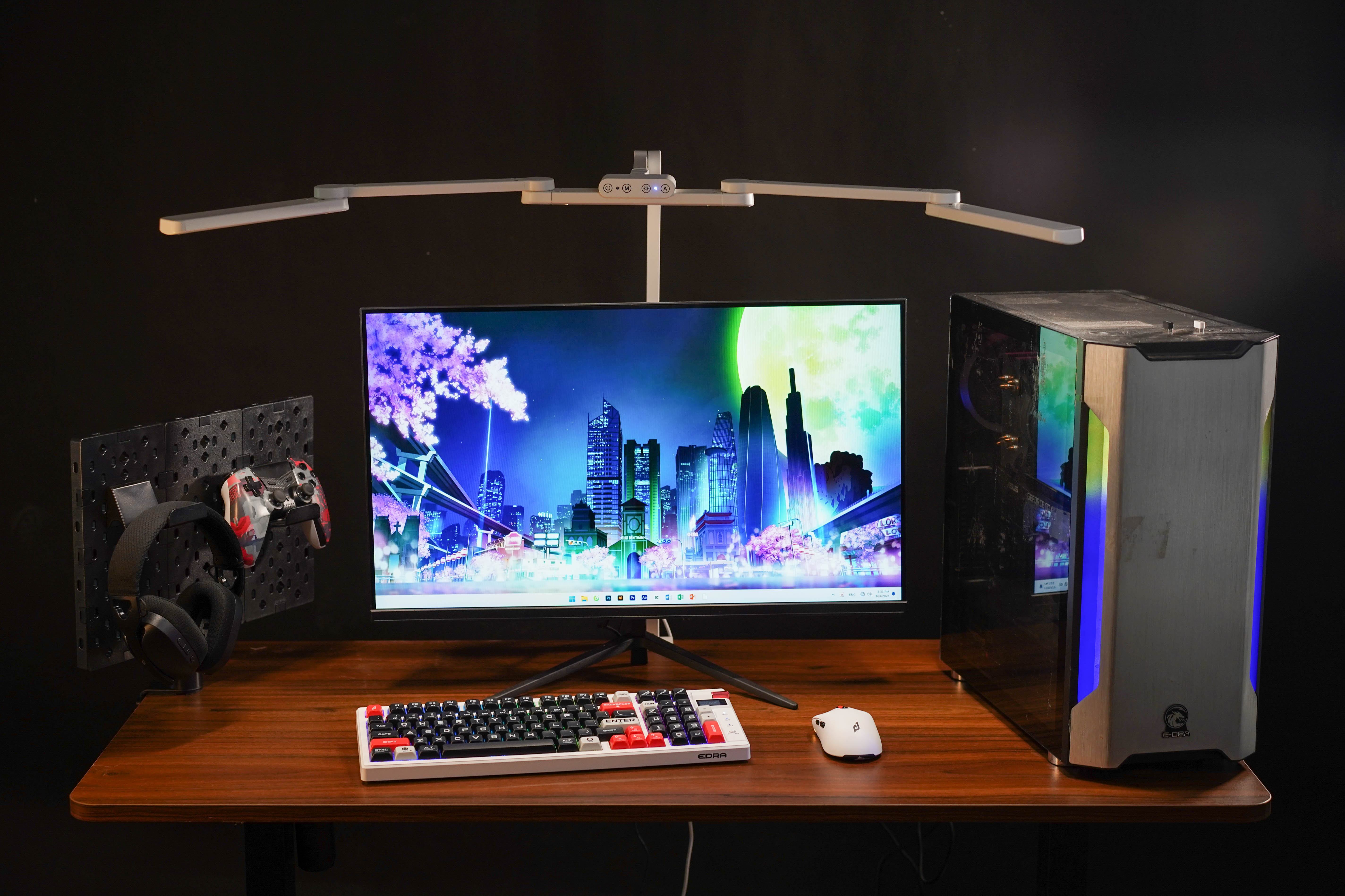 Bàn phím cơ không dây EDRA EK398 Pro (3 Mode/ABS/Edra Blue Switch/RGB) ảnh 5