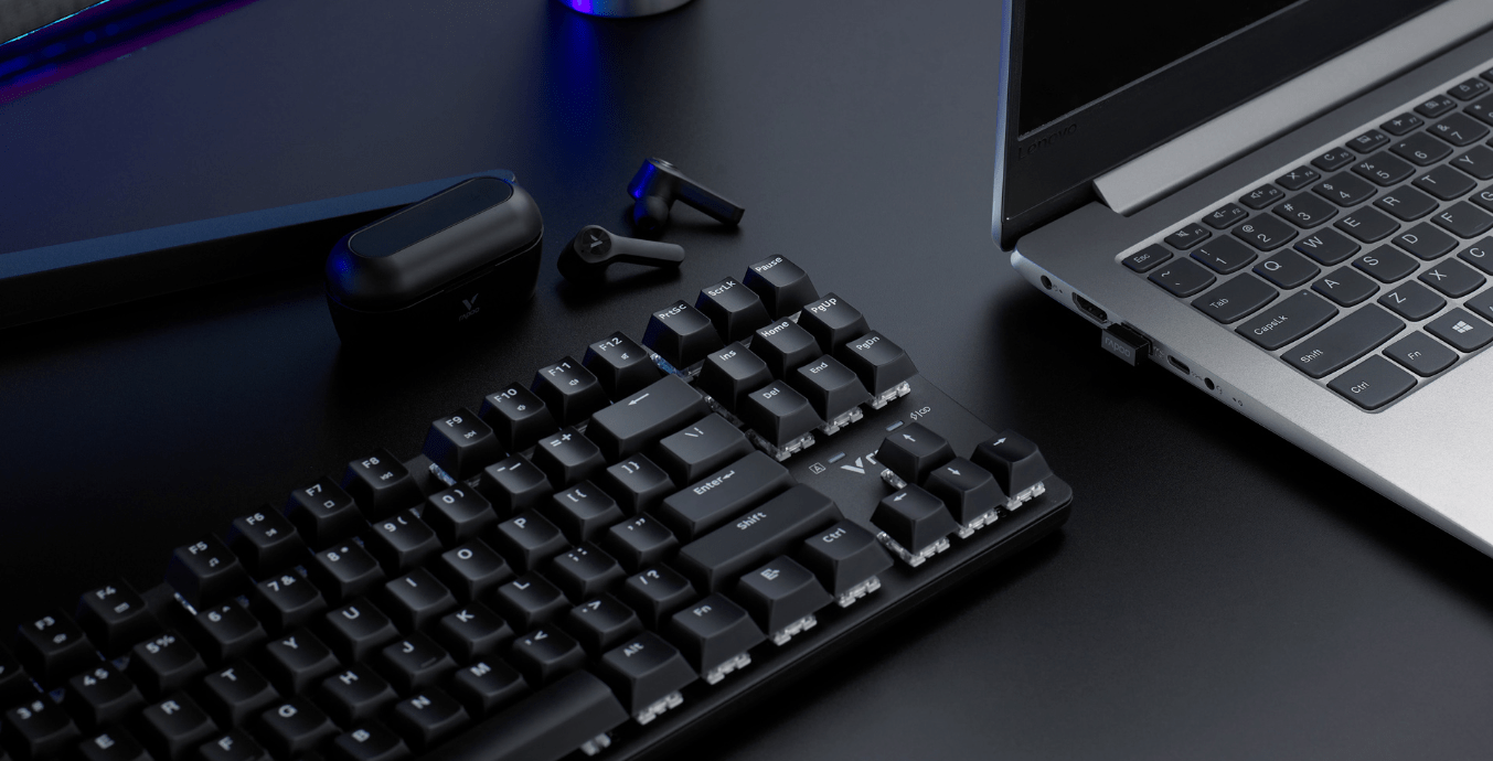 Bàn phím cơ không dây Rapoo V500 PRO-87 TKL Blue Switch (Không Led) 1