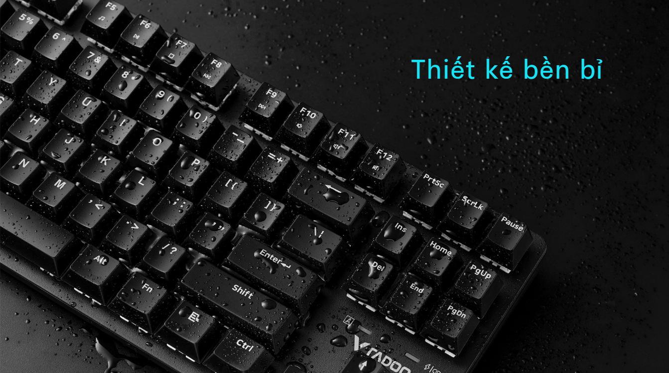 Bàn phím cơ không dây Rapoo V500 PRO-87 TKL Blue Switch (Không Led) 4