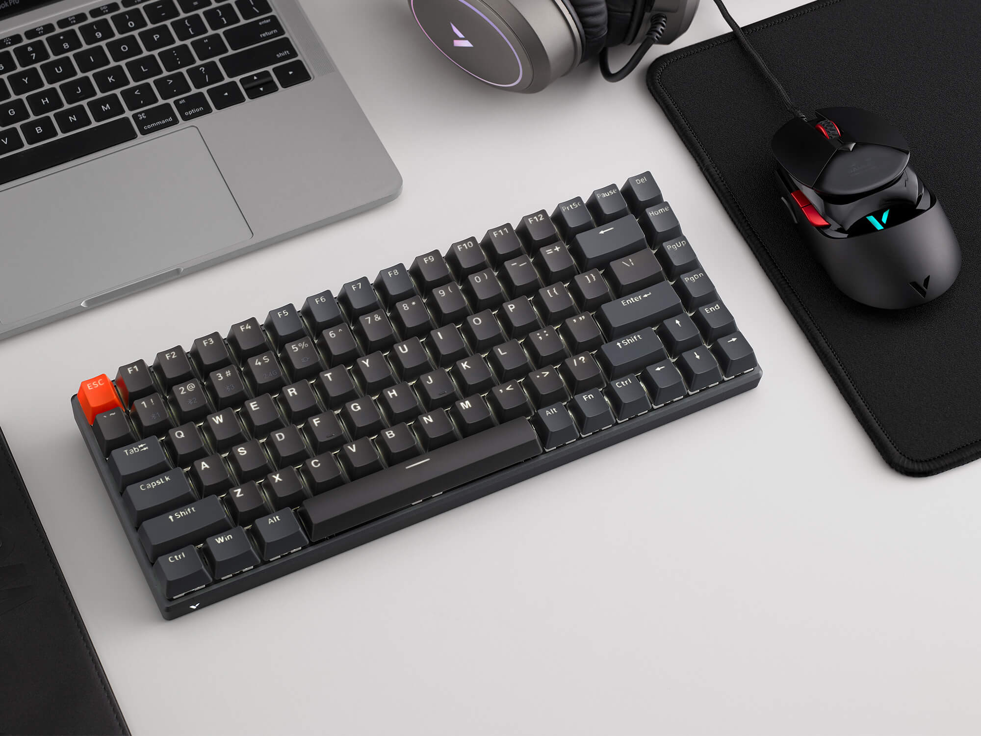 Bàn phím cơ không dây Rapoo V700-A8 Multimode DARK GREY 1