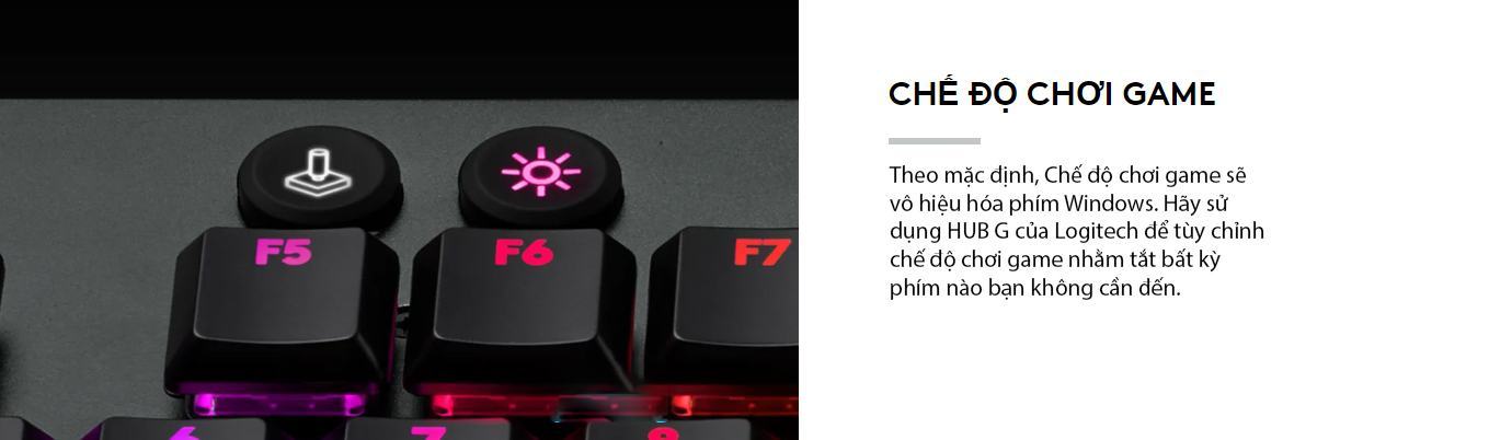 Bàn phím cơ Logitech G813 Lightsync RGB GL Tactile 7
